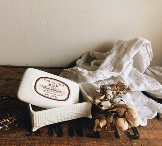 Vintage Stamped Lord Nelson Ceramic Soap Dish