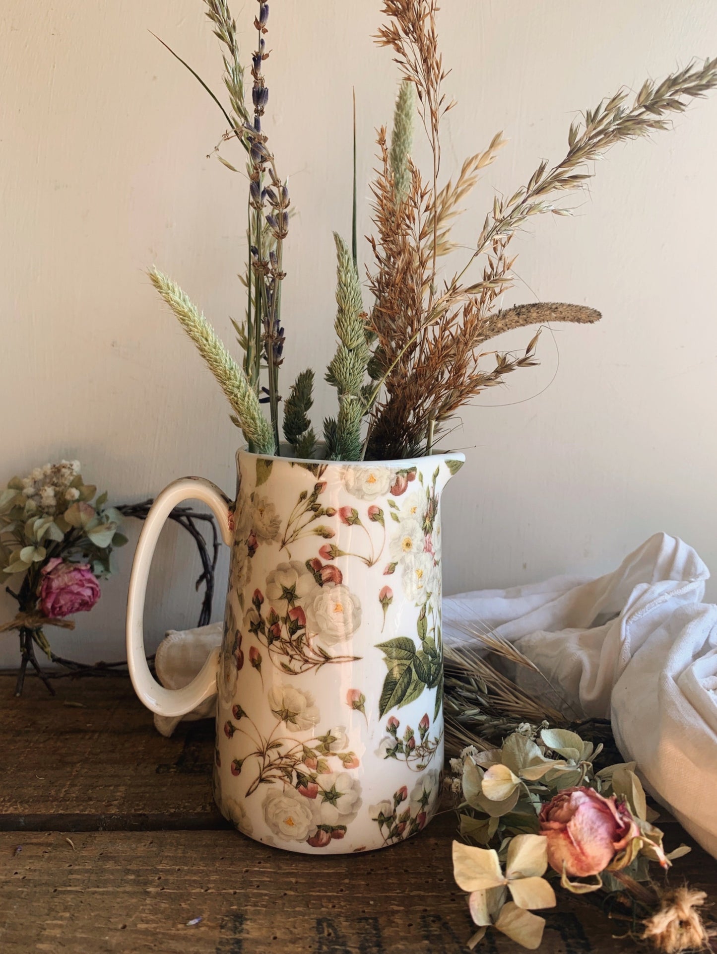 Vintage Abbydale Rose Vase / Jug