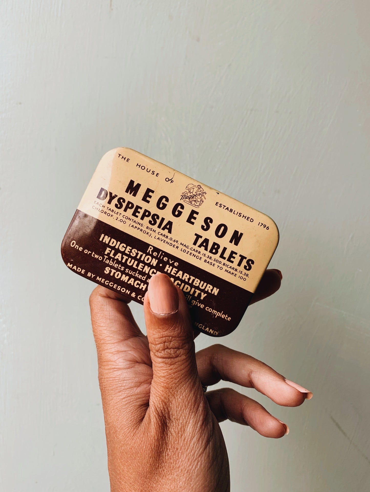 Vintage Meggeson Tin