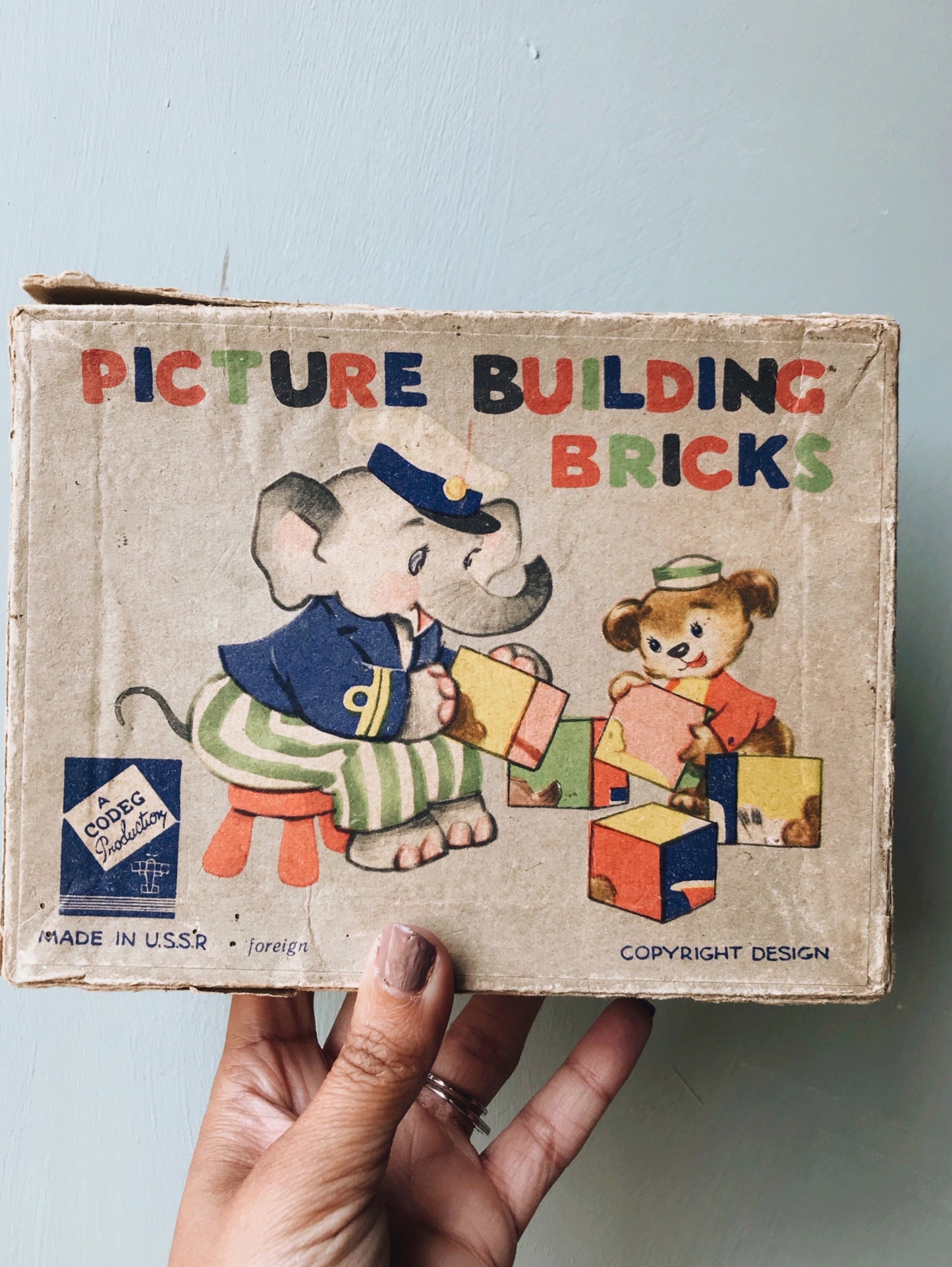 Vintage Children’s Picture Blocks