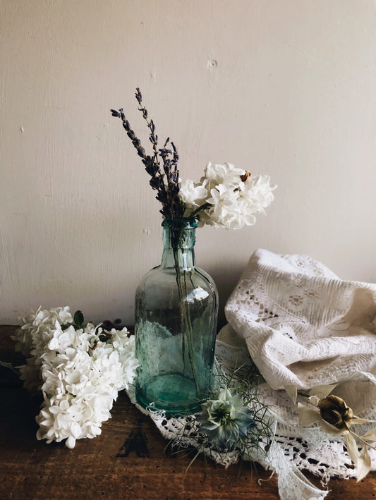 Vintage Blue / Green Bottle