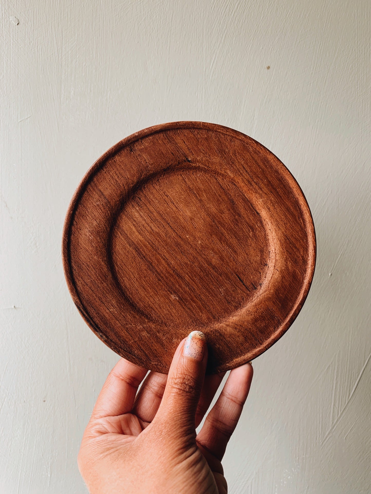 Rustic Wooden Plate