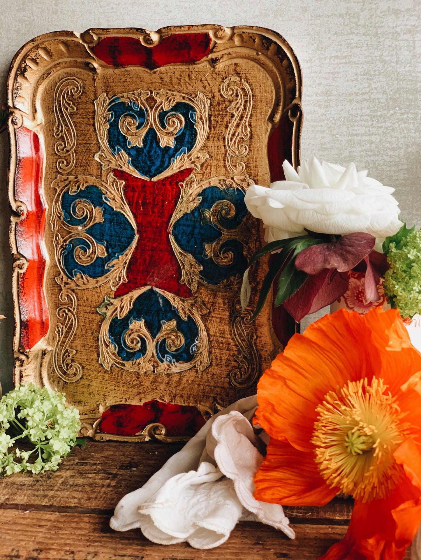 Vintage Florentine Tray
