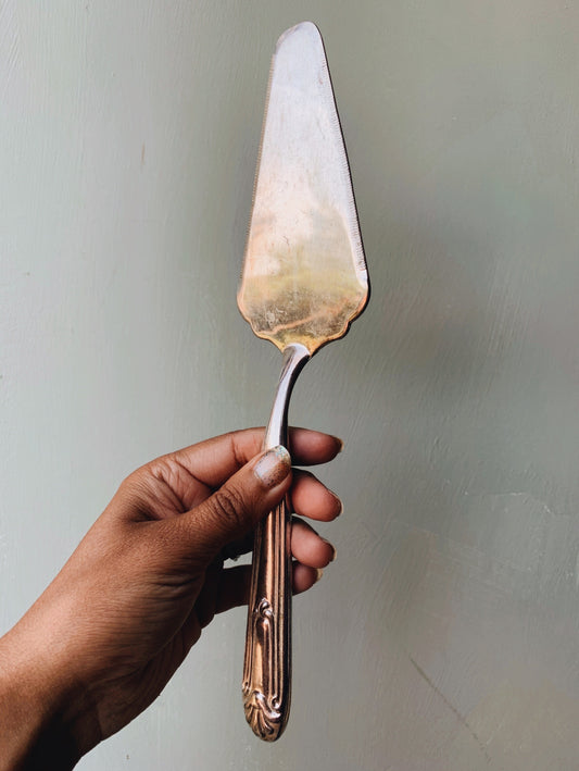 Vintage Italian Silver Slicer