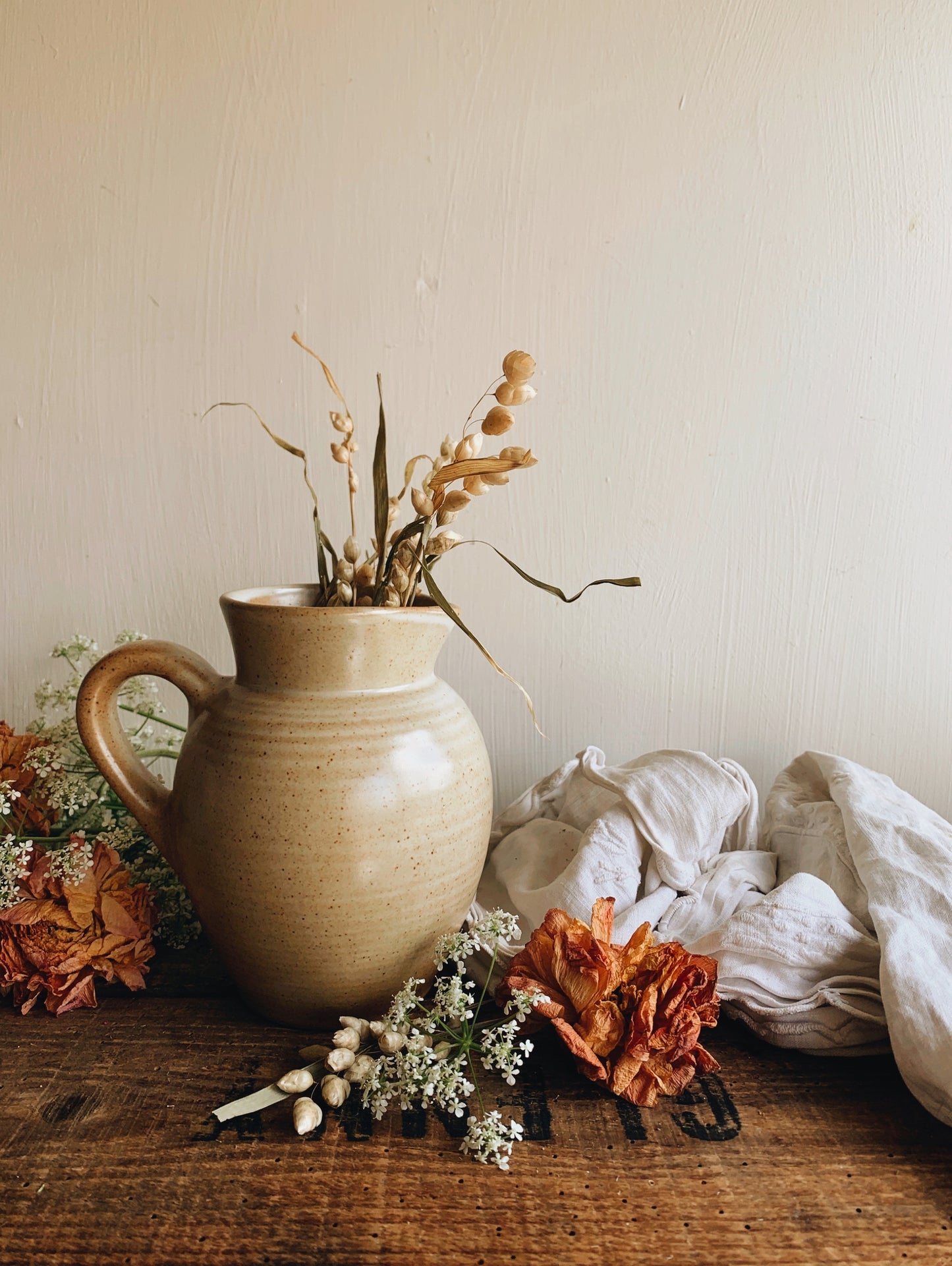 Vintage (rustic) Hand~thrown French Jug