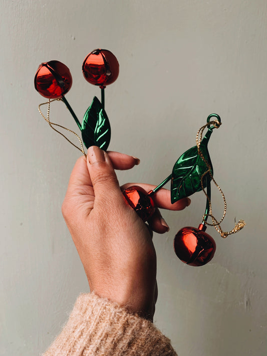 Vintage Cherry Bells (two available sold separately)