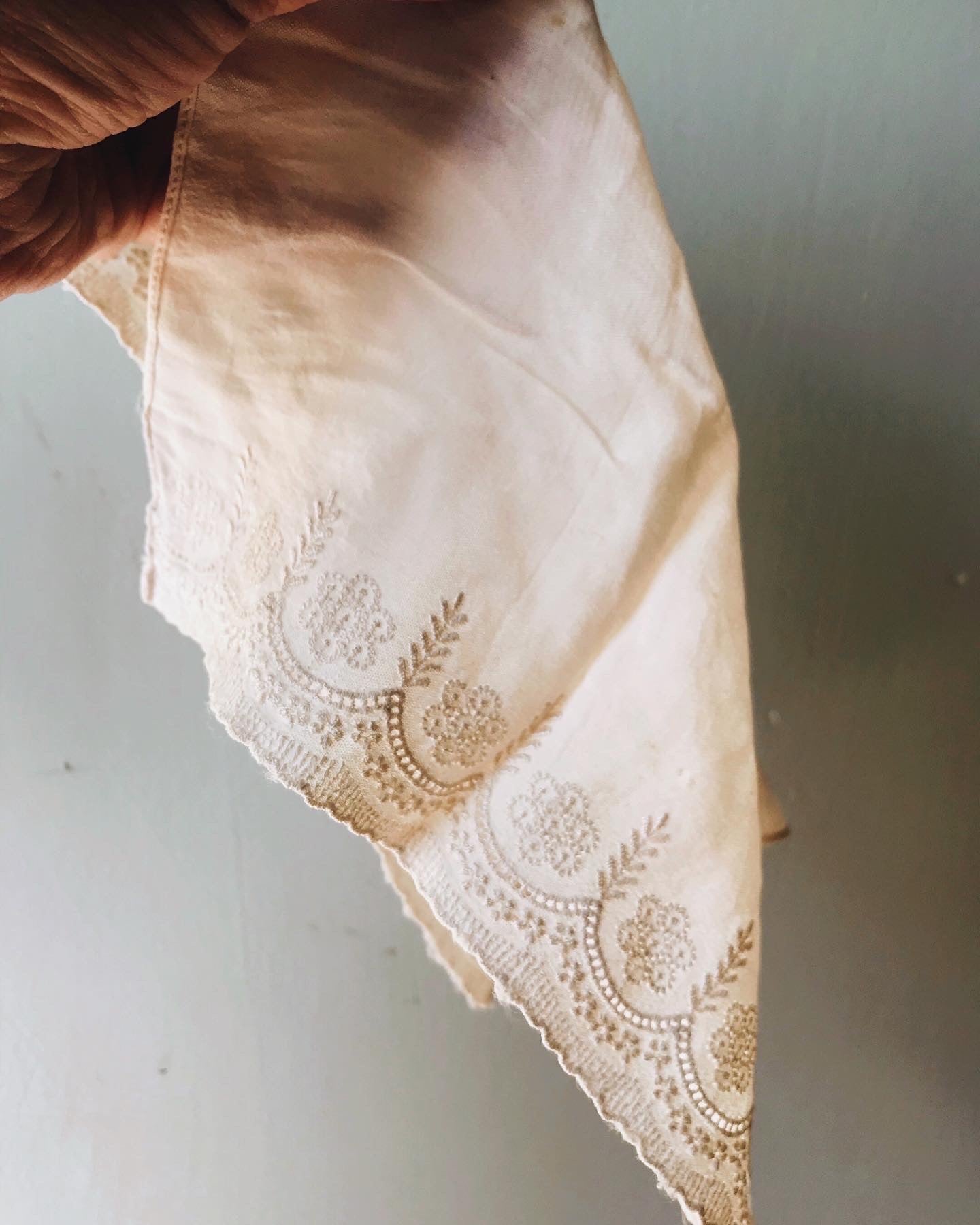 Antique French Handkerchief