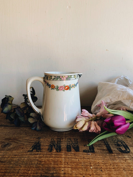 Vintage Floral Jug