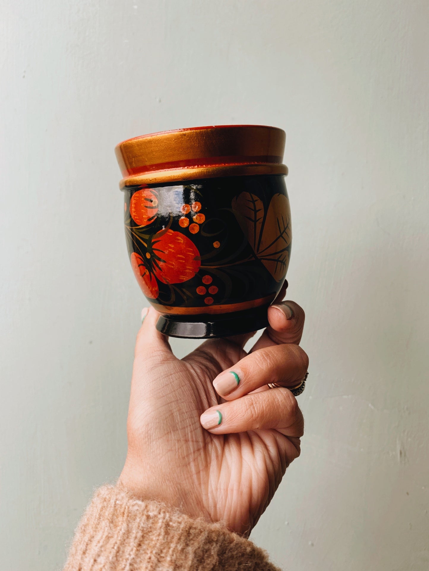 Vintage Folksy Botanica Cup