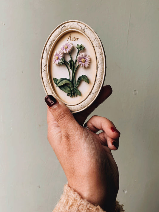 Floral Aster Wall Motif
