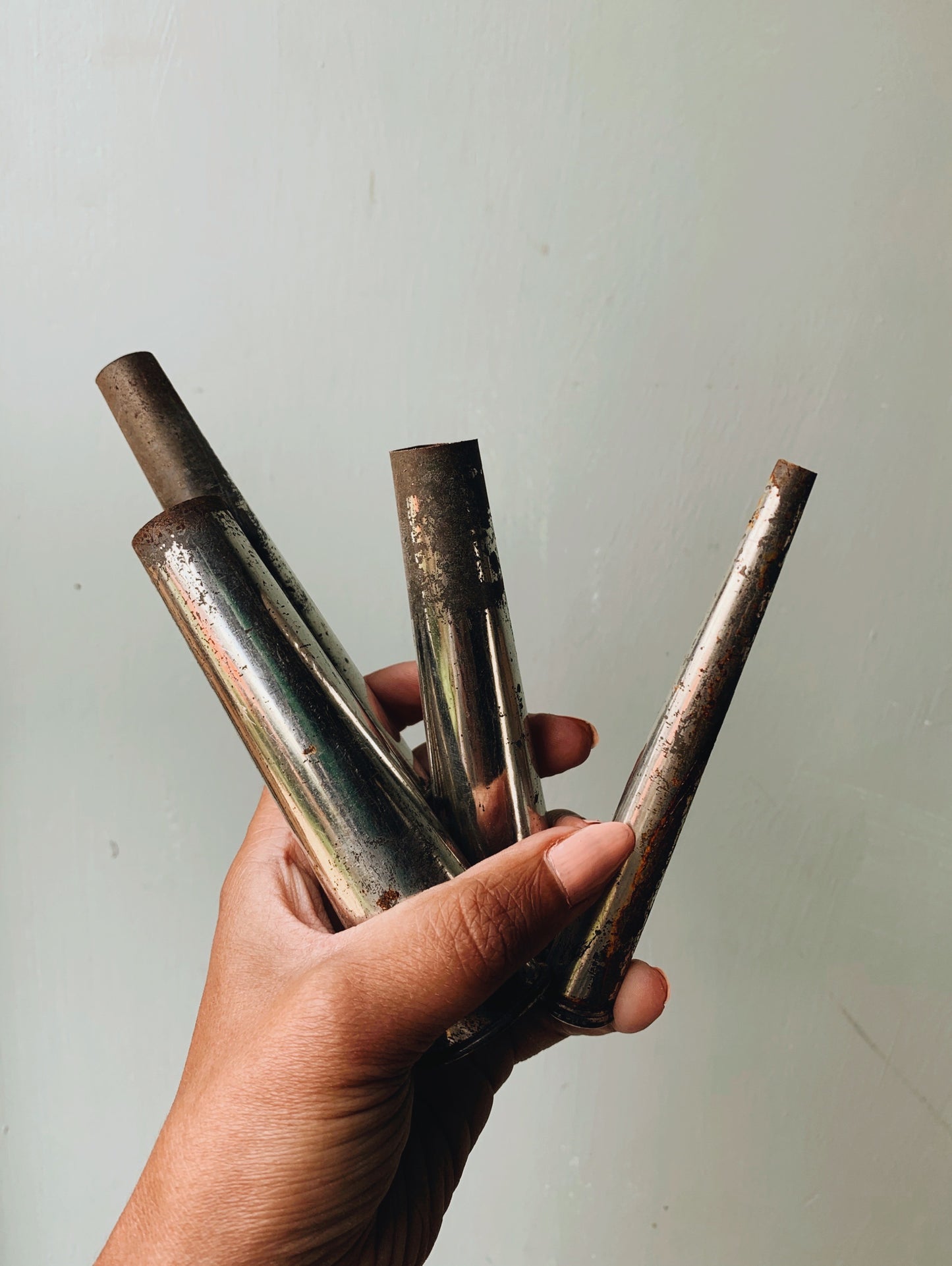 Eight Vintage Pipping Nozzles