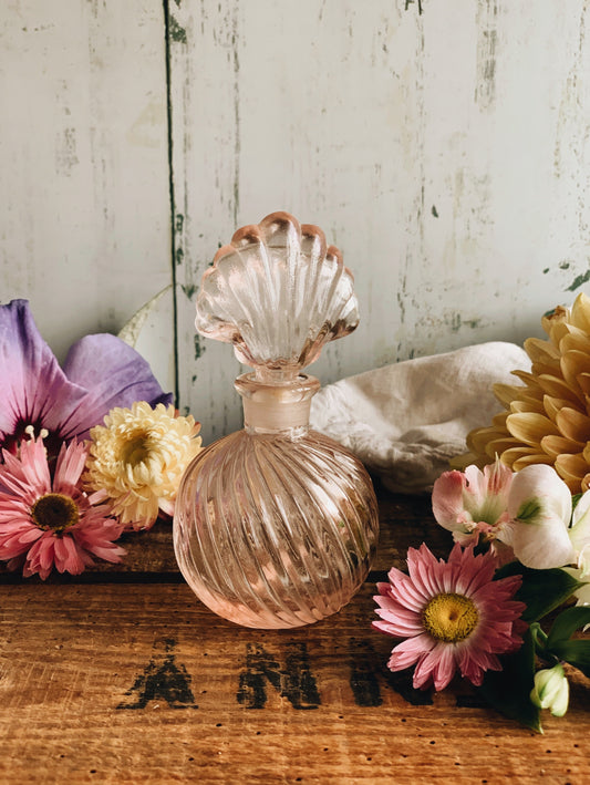 Vintage Pink Perfume Bottle