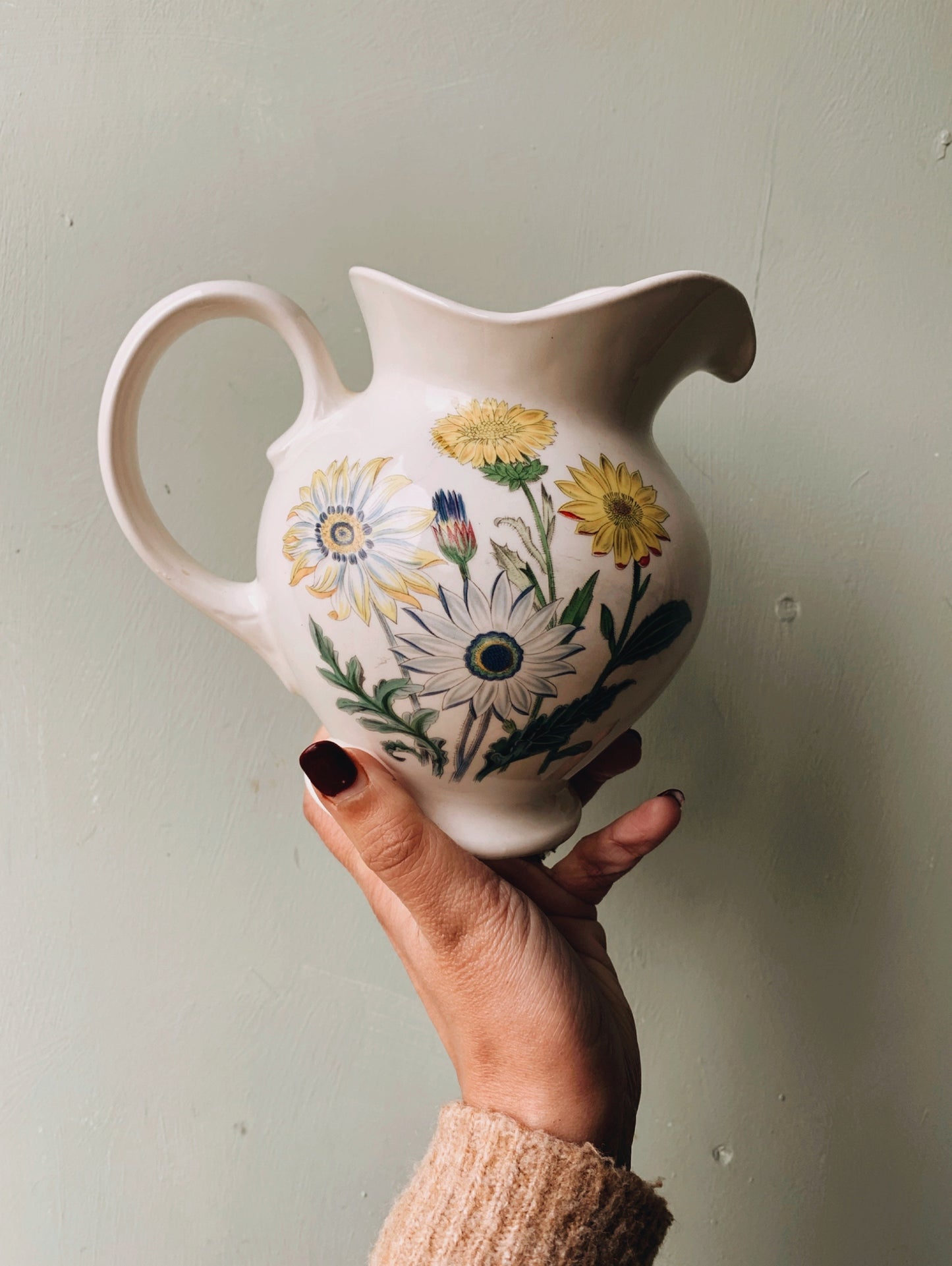 Vintage Floral Jug