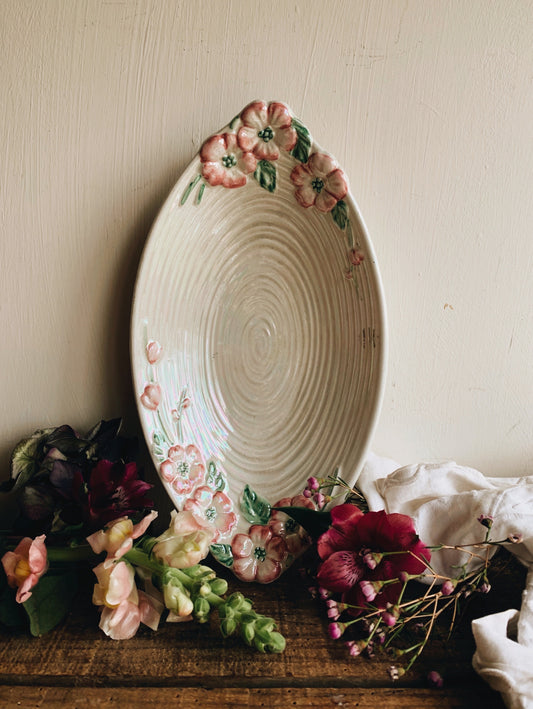 Vintage Floral Dish