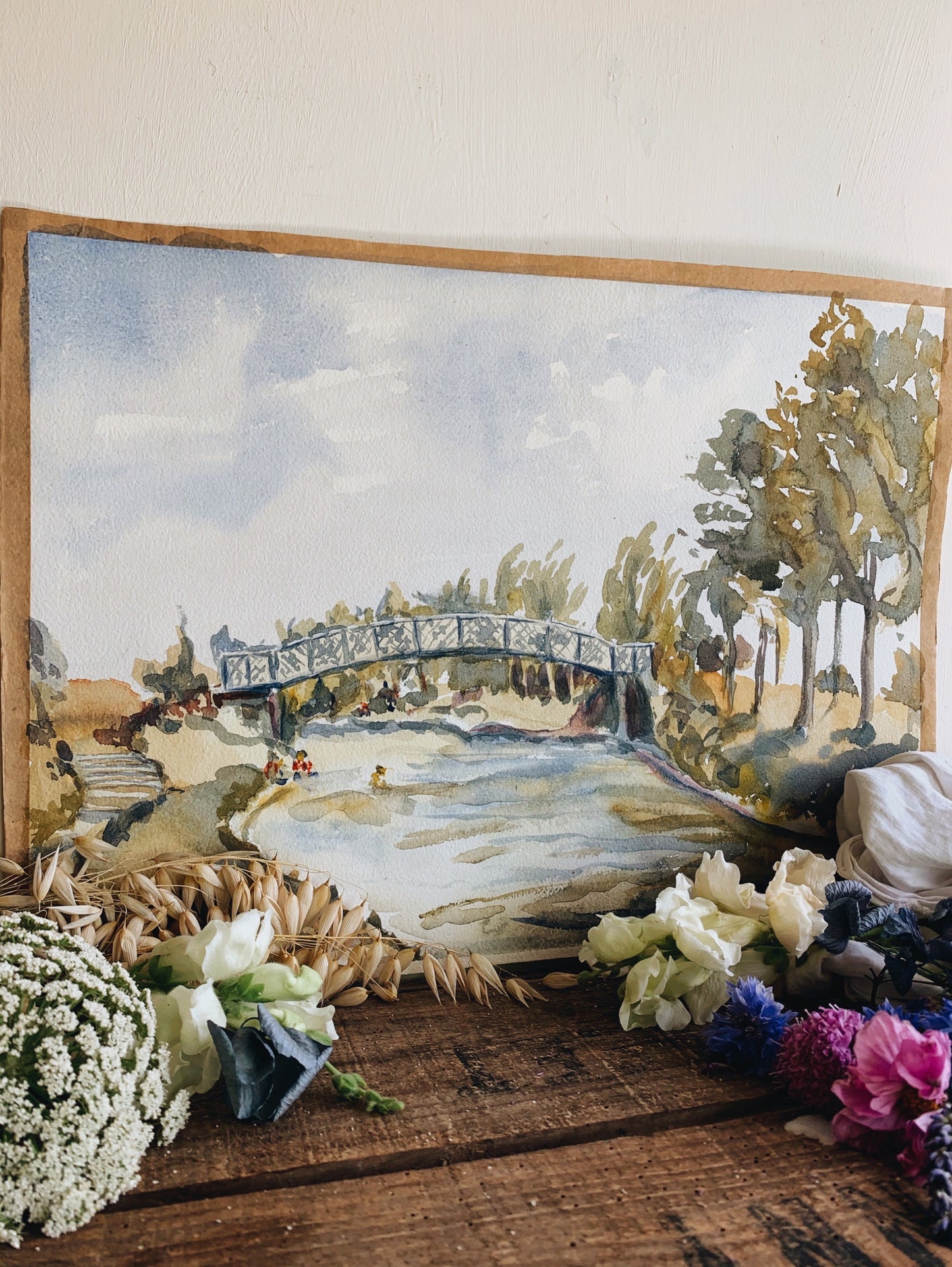 Vintage 1950’s Impressionist Watercolour