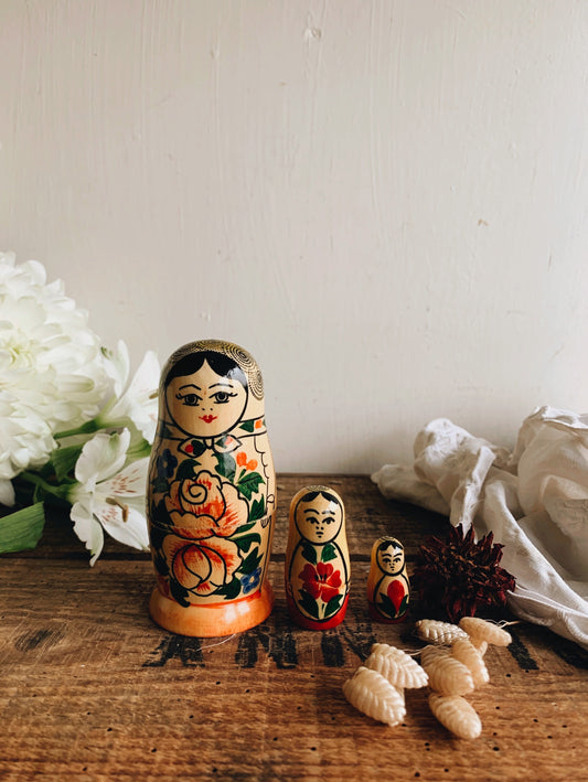 A Set of Three Russian Dolls