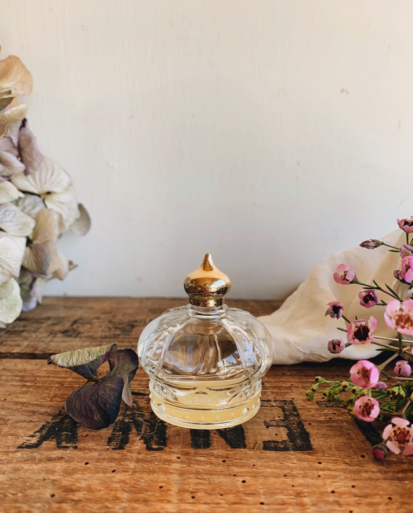 Vintage Crown Perfume Bottle