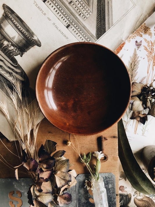 Vintage Wooden Trinket Dish