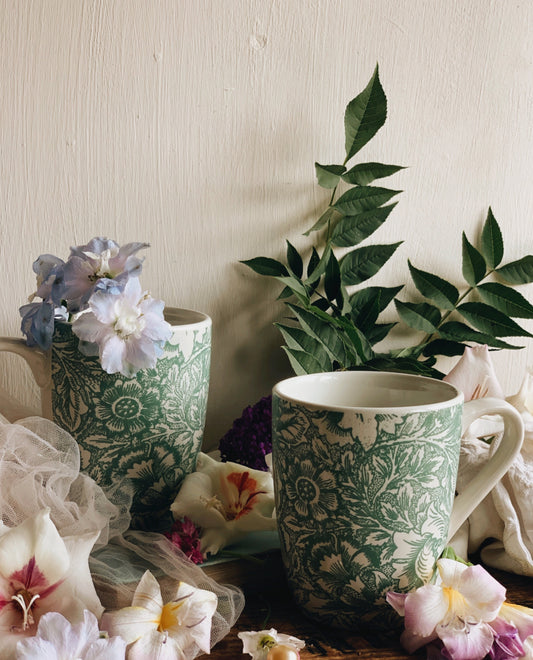 Preloved Green Botanica Mug