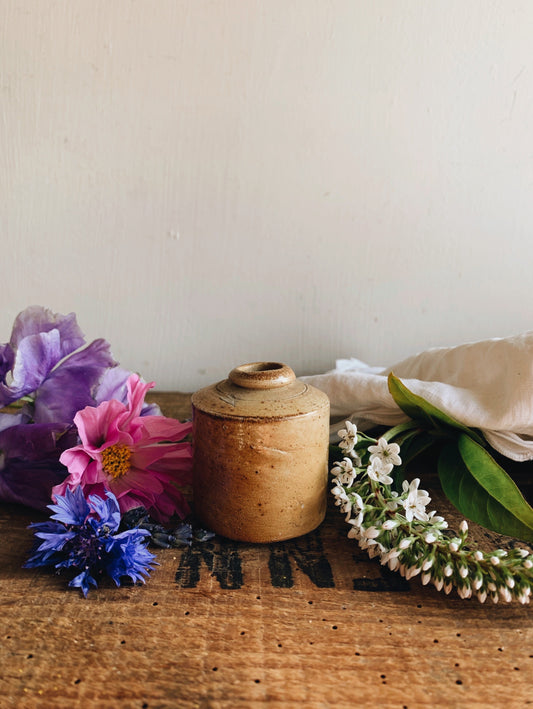Antique Stone Ink Pot