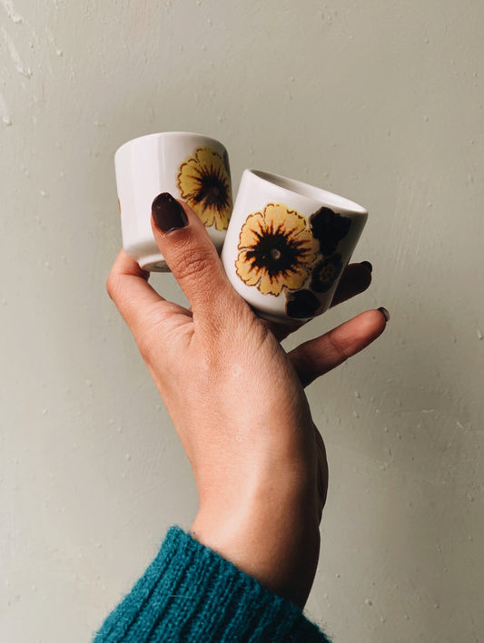 Four Royal Doulton Retro Egg Cups