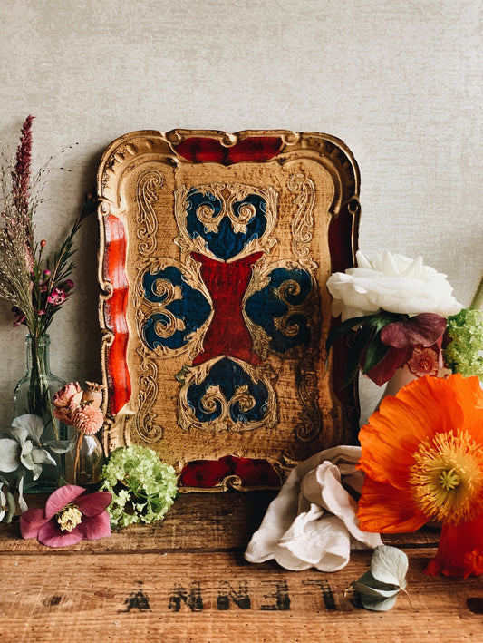 Vintage Florentine Tray