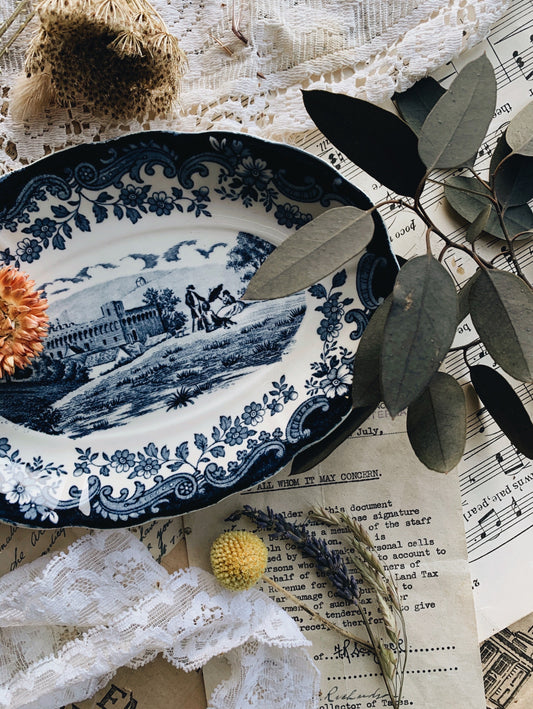 Vintage Royal Worcester Avon Scenes Dish