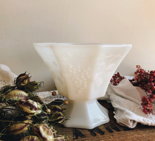 Antique Milk Glass Dish