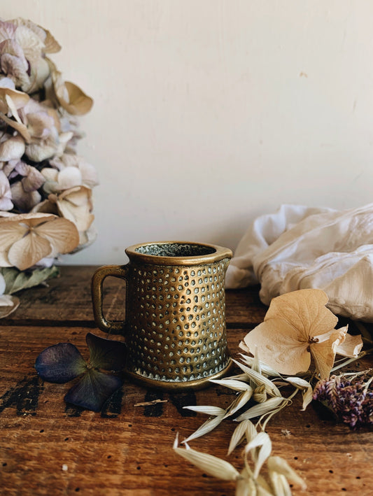 Vintage Brass Tankard