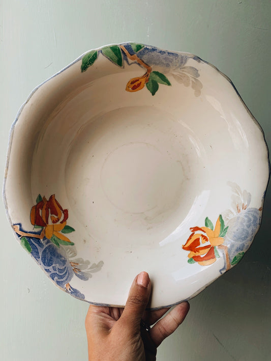 Antique Large Hancock & Sons Decorative Bowl