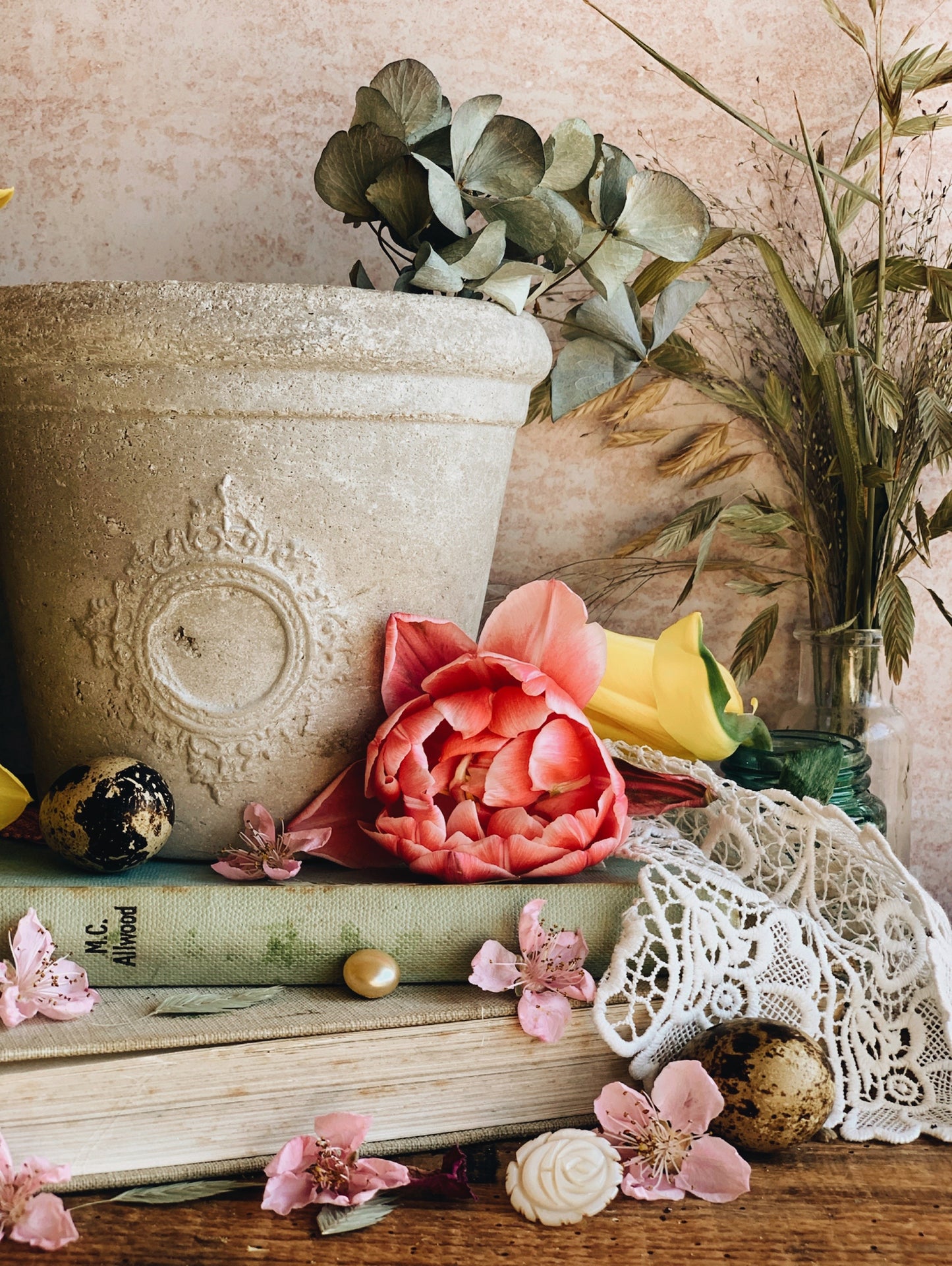 Rustic Relief Planter