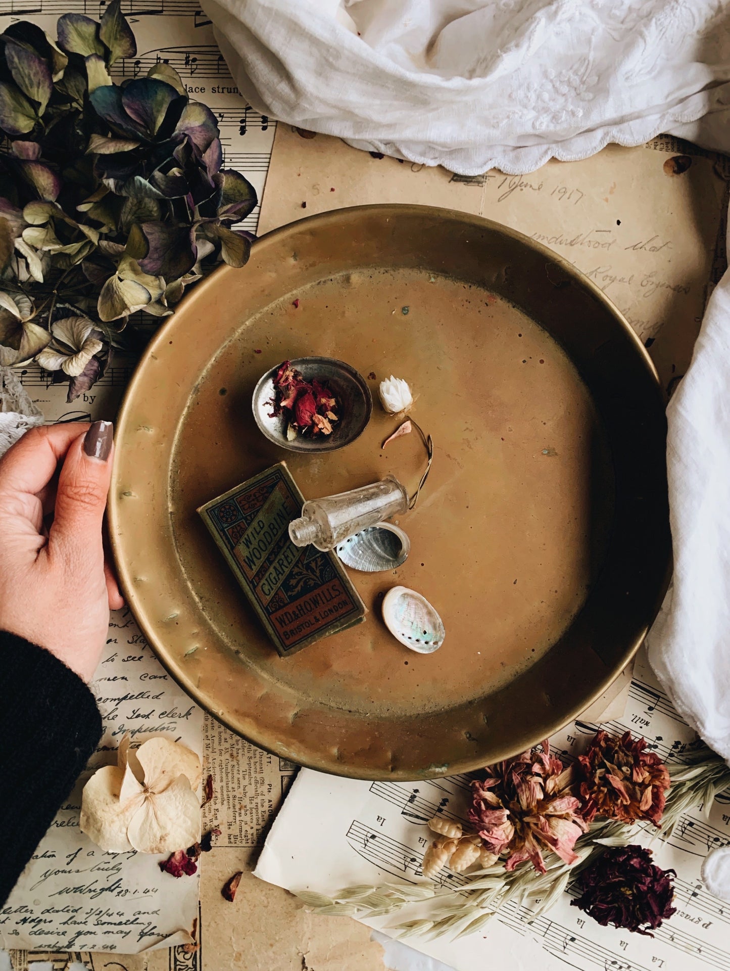 Antique Patina Tray