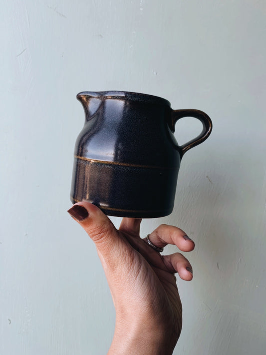 Rustic Blue Speckle glaze Hand~thrown Jug