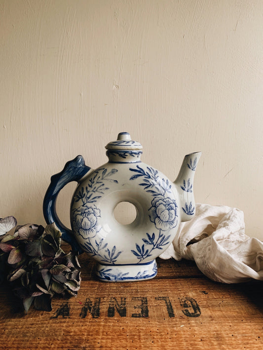 Vintage Oriental Floral Teapot ~ 1