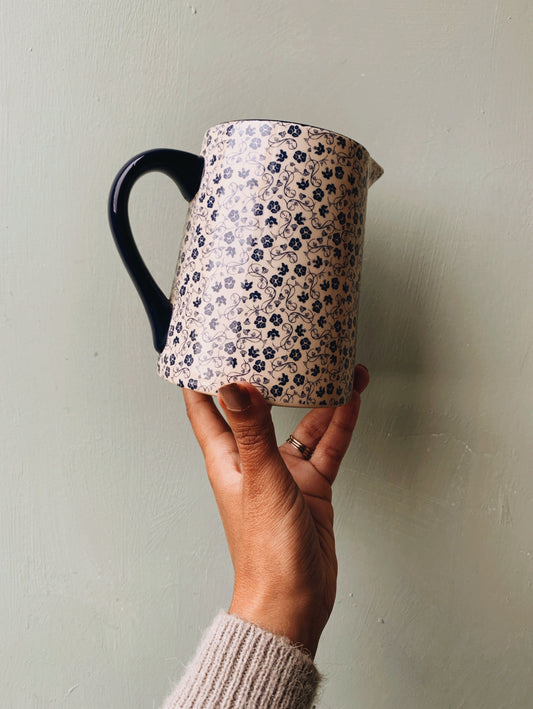 Vintage Paisley Floral Jug