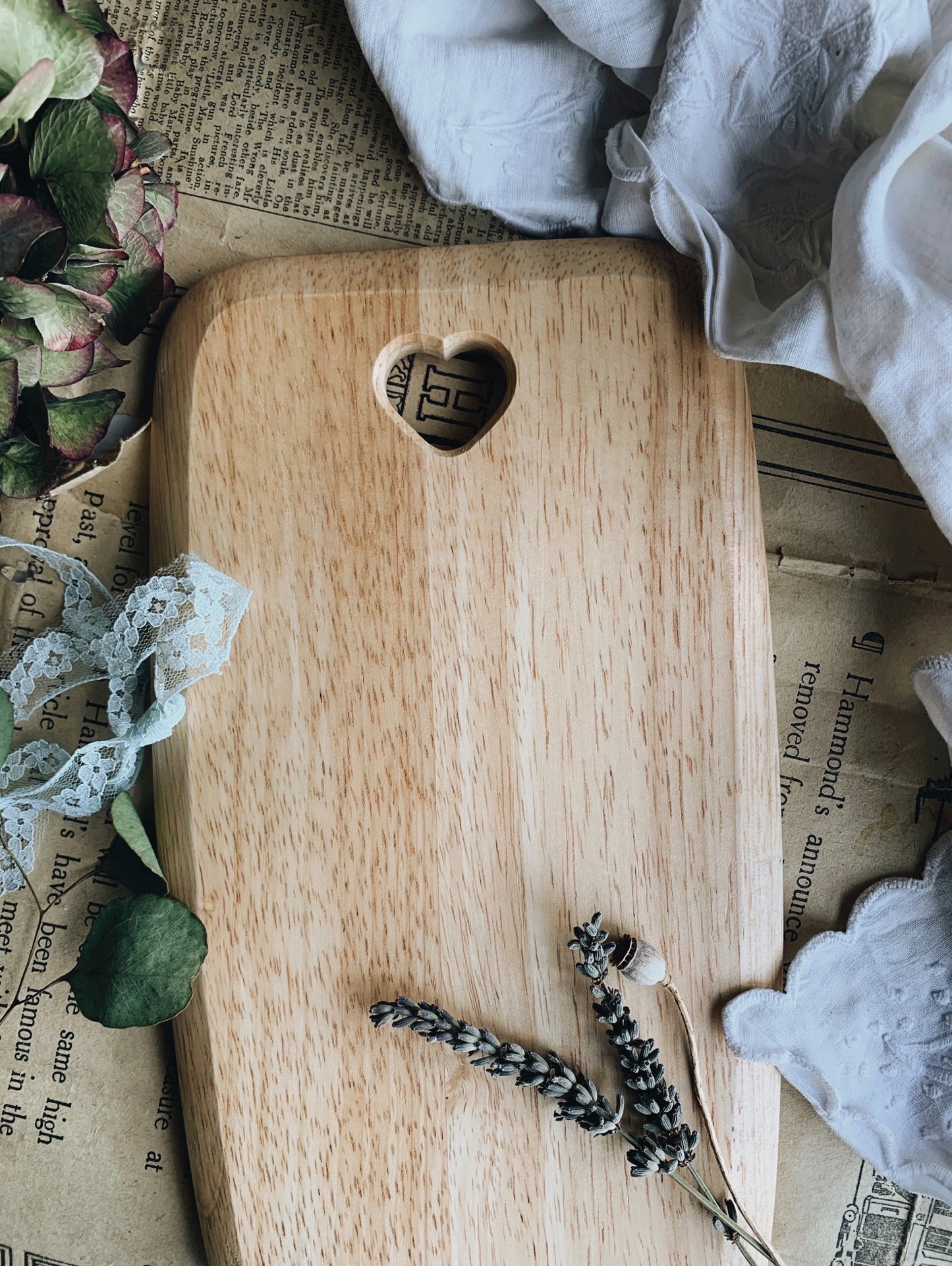 Rustic Wooden Heart Board