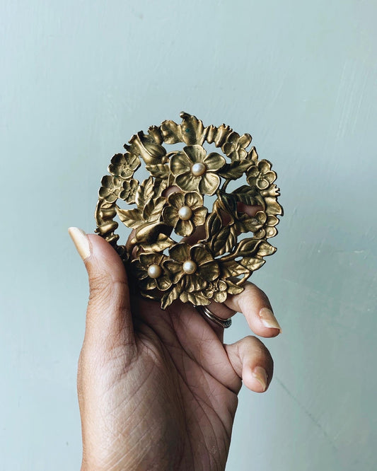 Vintage Brass Decorative Buckle