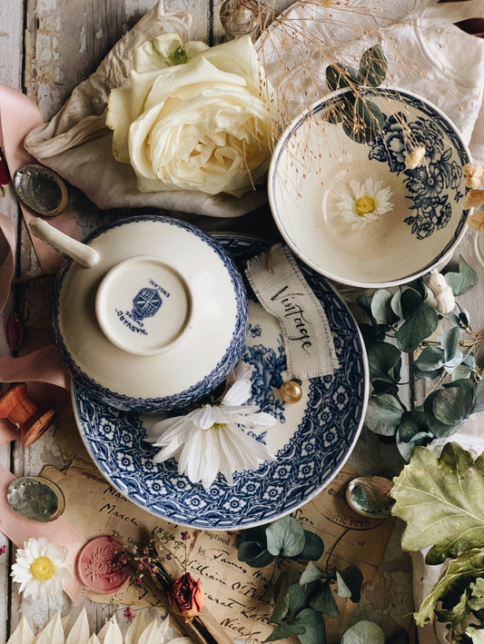 Antique Harvard Empire Cup & Saucer