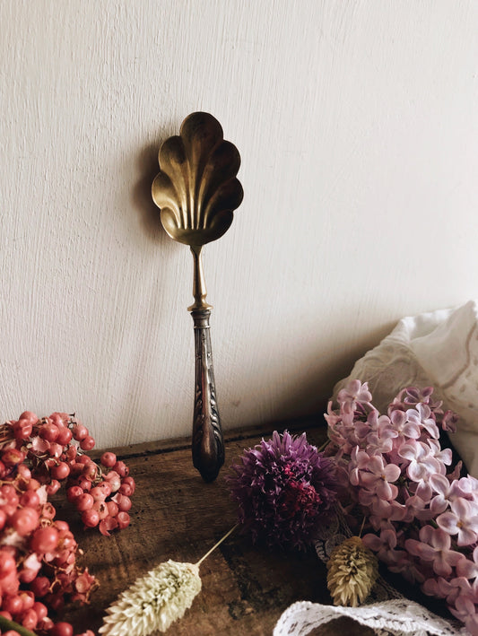 Victorian Antique Scalloped Spoon