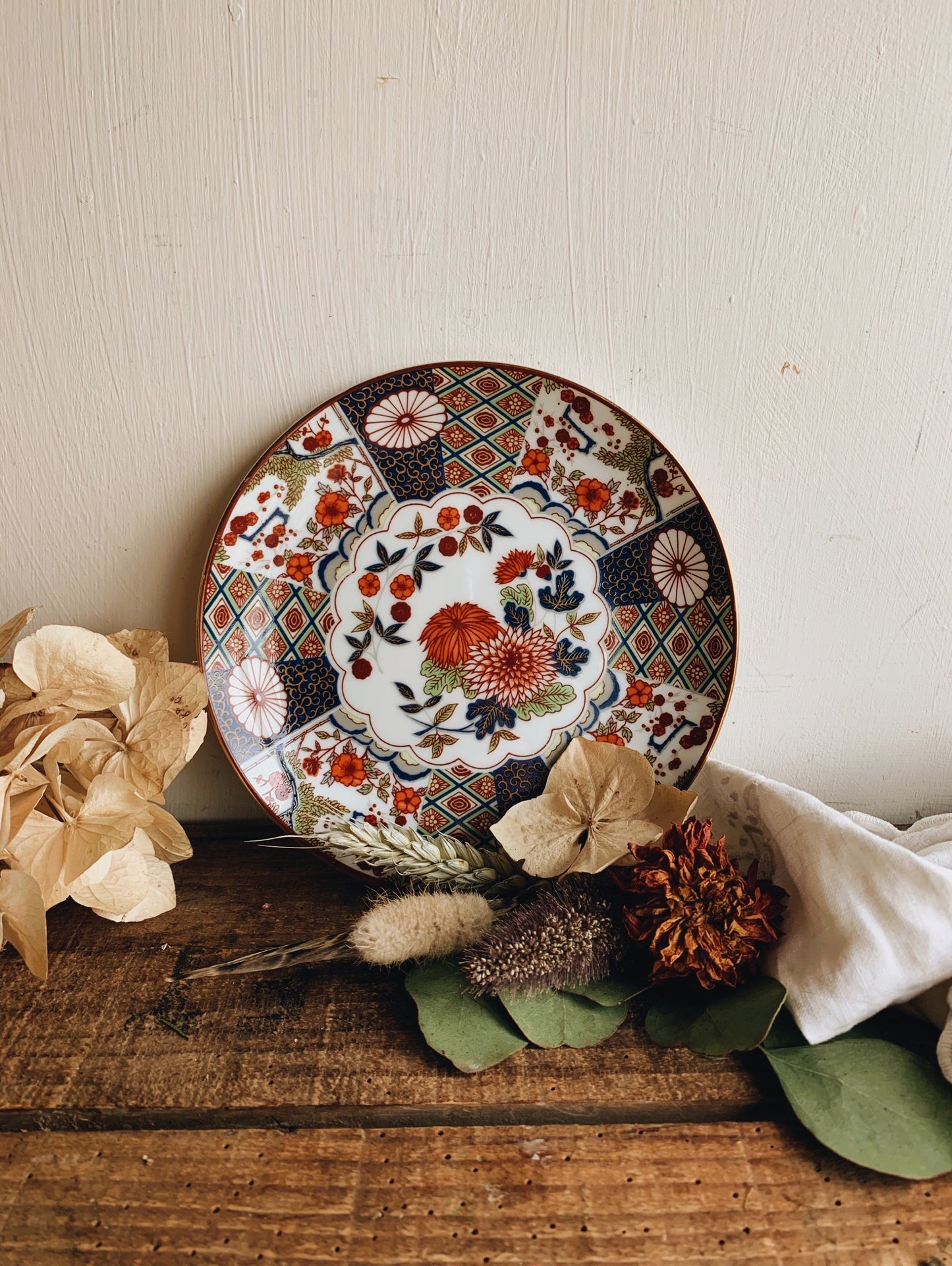 Vintage Japanese Decorative Dish / Plate