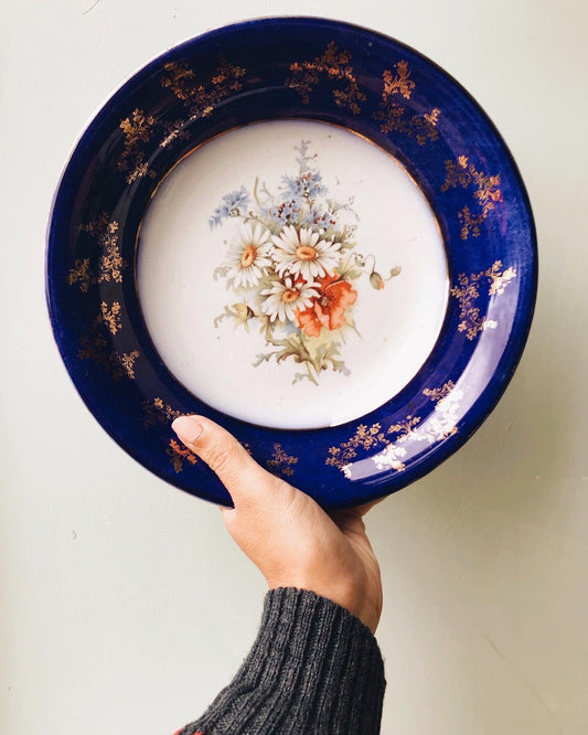 Antique Trent Summer Floral Dish / Bowl