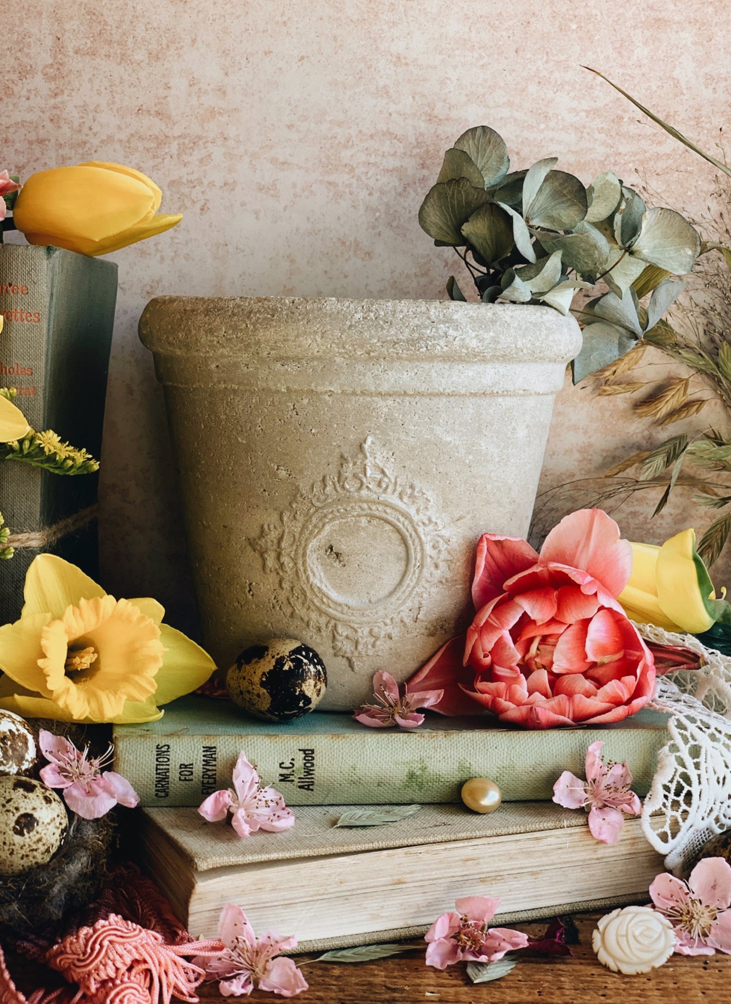 Rustic Relief Planter