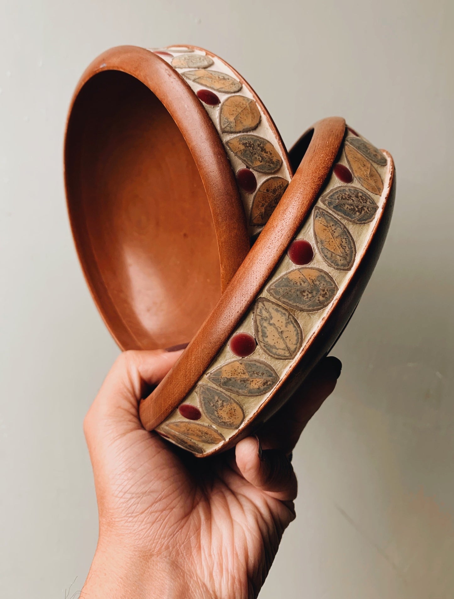 Rustic Decorative Wooden bowls (four available / sold separately)