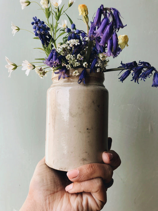 Vintage 18th Century Stoneware Pot - Stone & Sage 