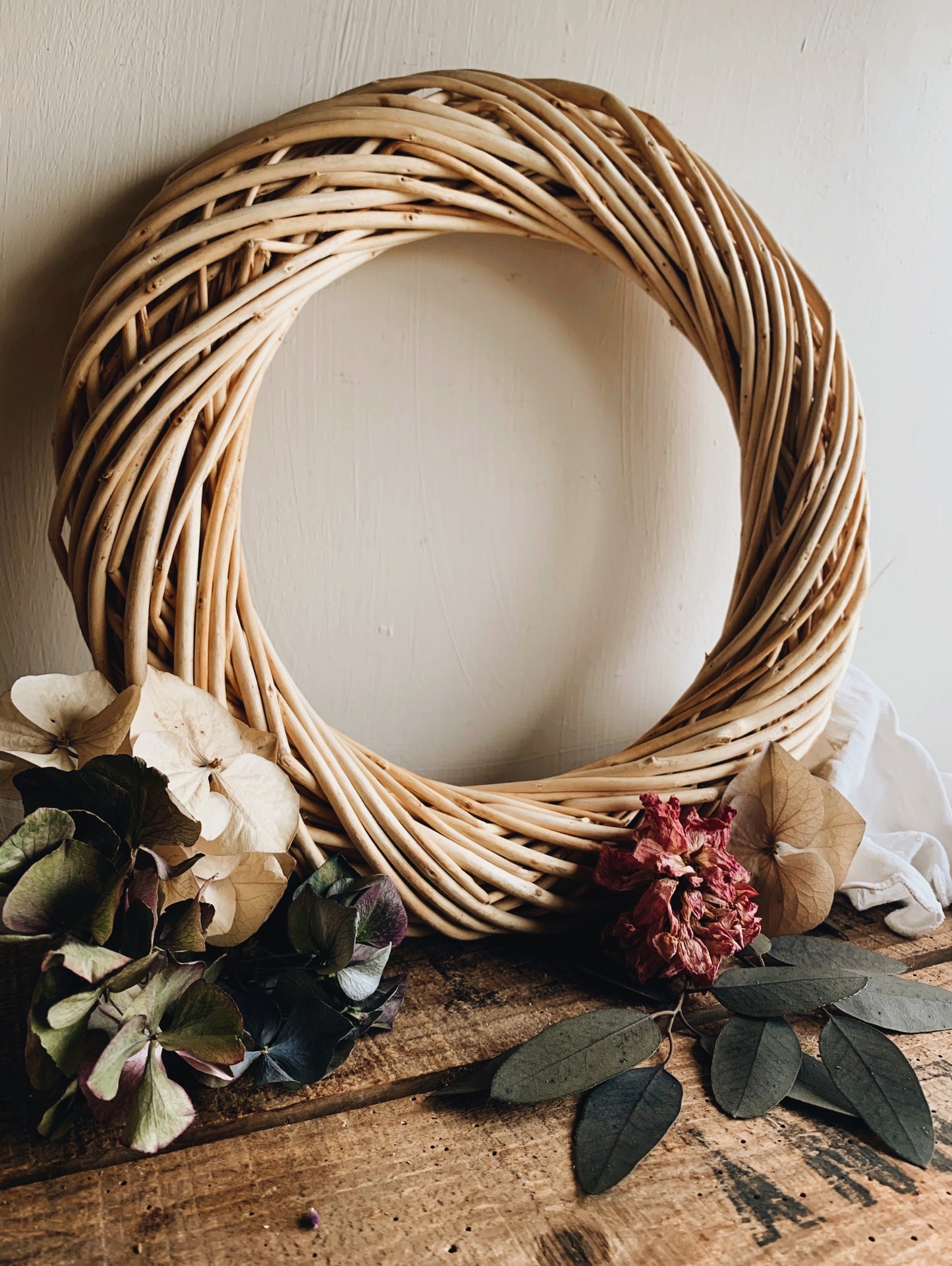 Rustic Wicker / Rattan Wreaths ~ two sizes available