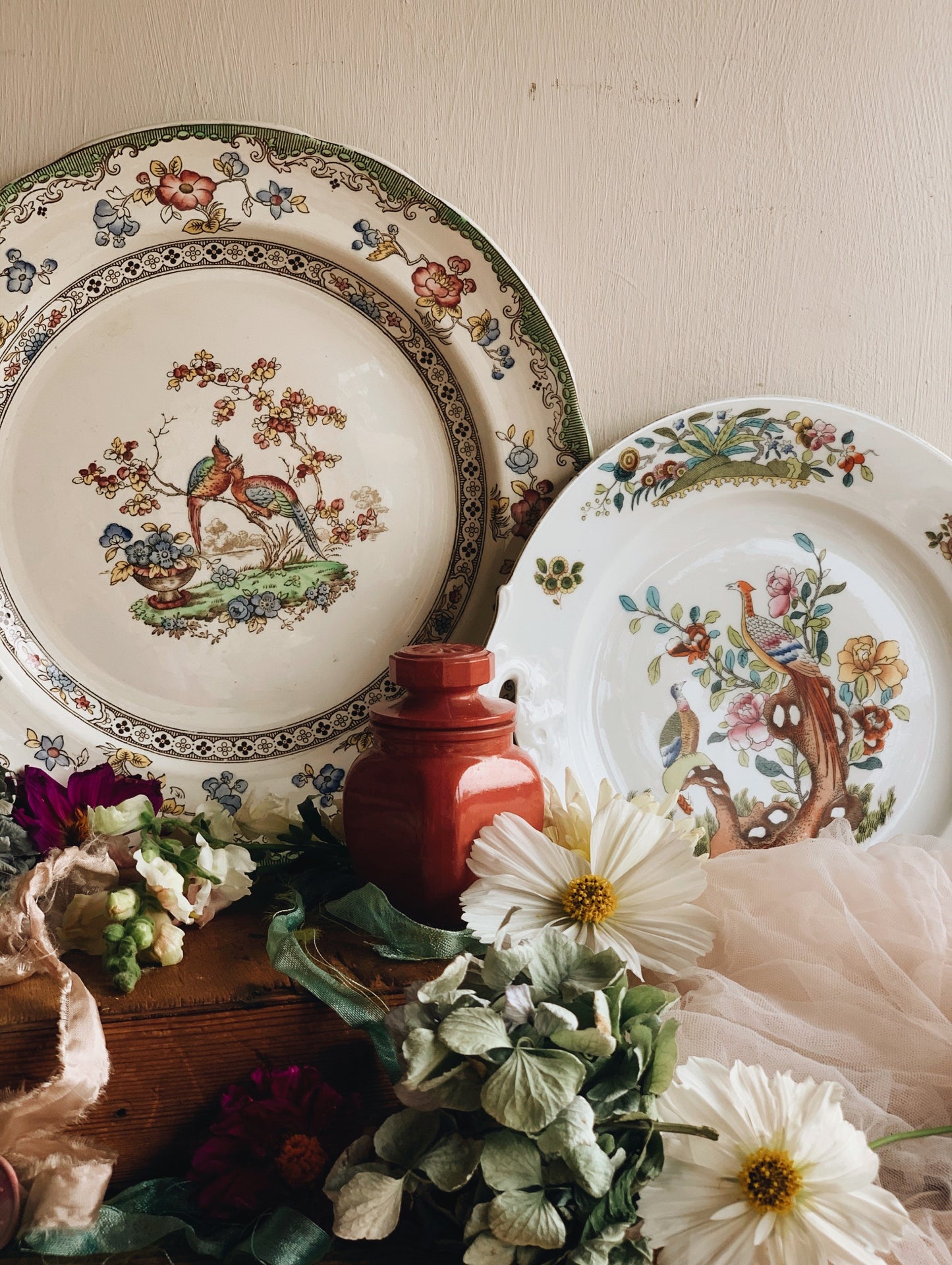 Antique Spode “Bridal Veil” Plate