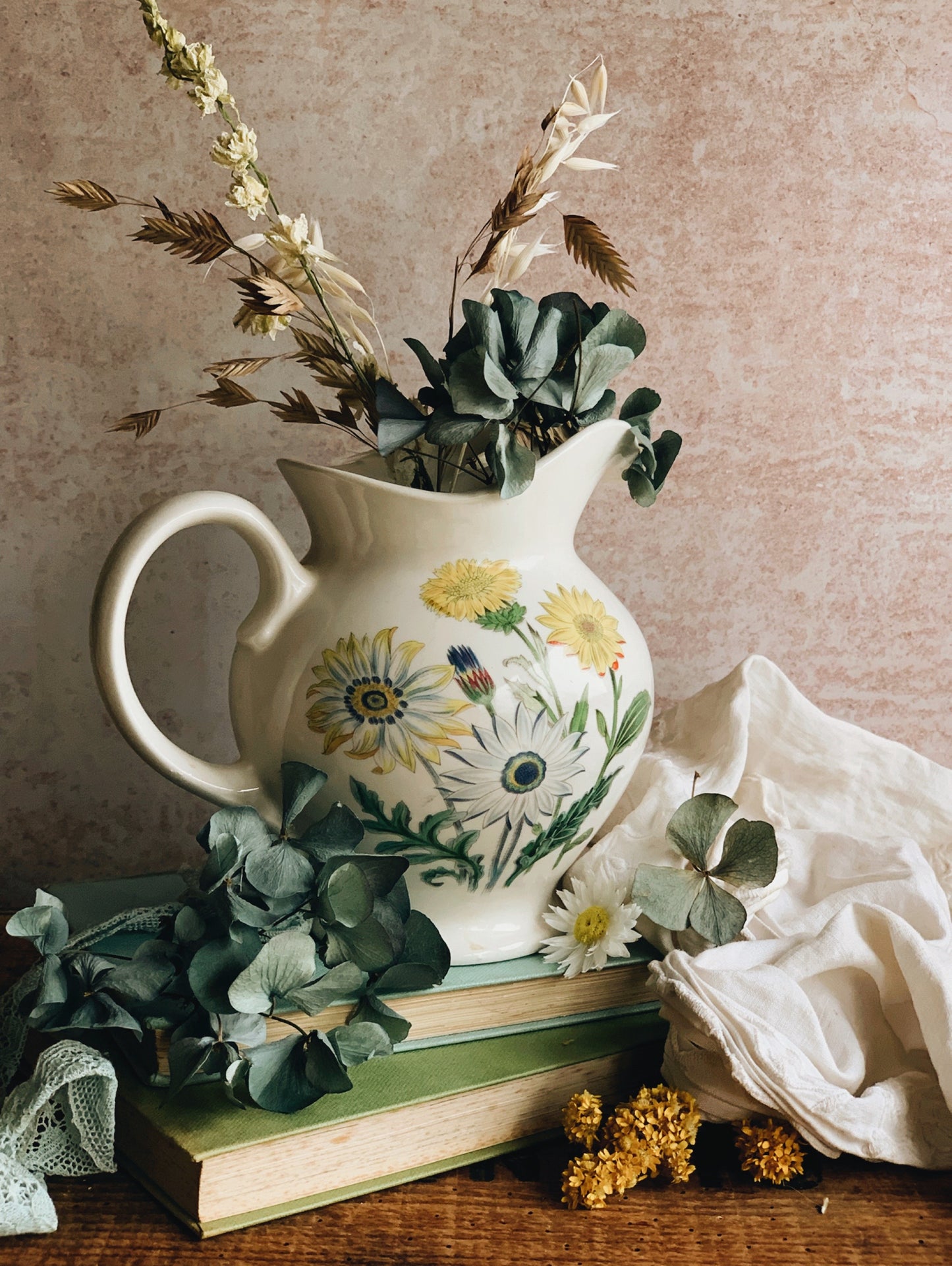 Vintage Floral Jug