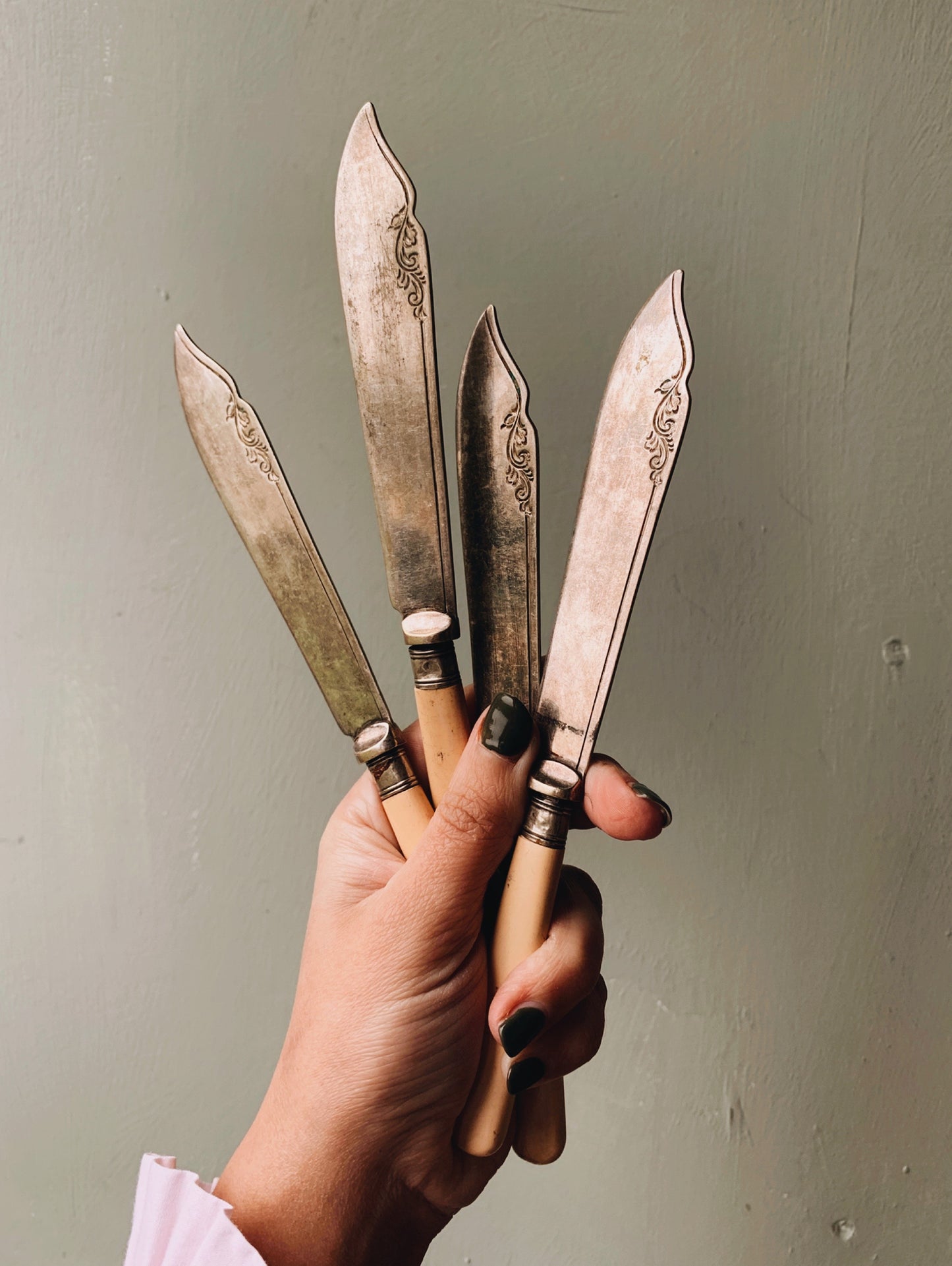 Four Antique Knives