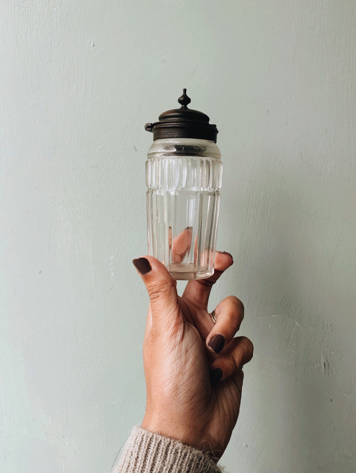 Vintage (rustic) Glass Pot