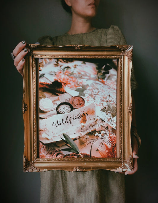 Stone & Sage “𝓦𝓲𝓵𝓭𝓯𝓵𝓸𝔀𝓮𝓻“ Unframed Giclée Hahnemüle Print